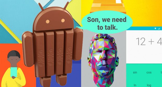 Android L Vs KitKat