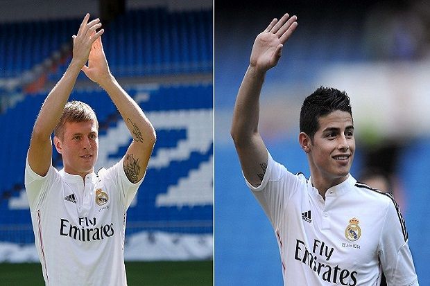 Kedatangan Rodriquez-Kroos...