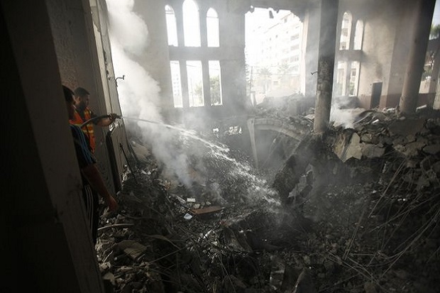 Israel Gempur Gaza dari...