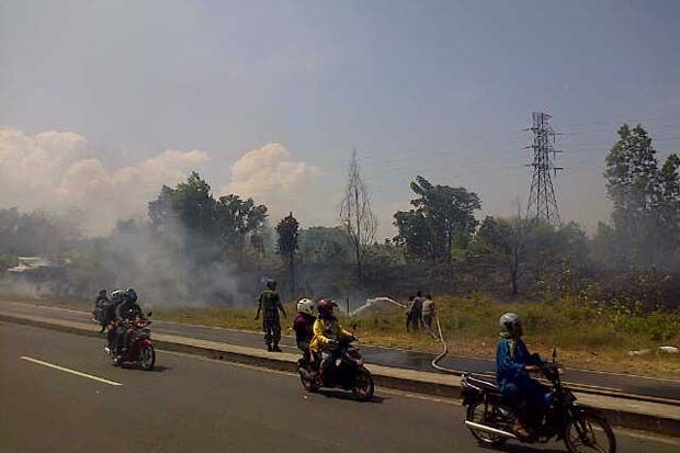 Lahan Gambut Terbakar...