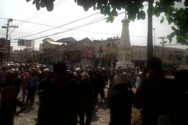 Massa Prabowo-Hatta...