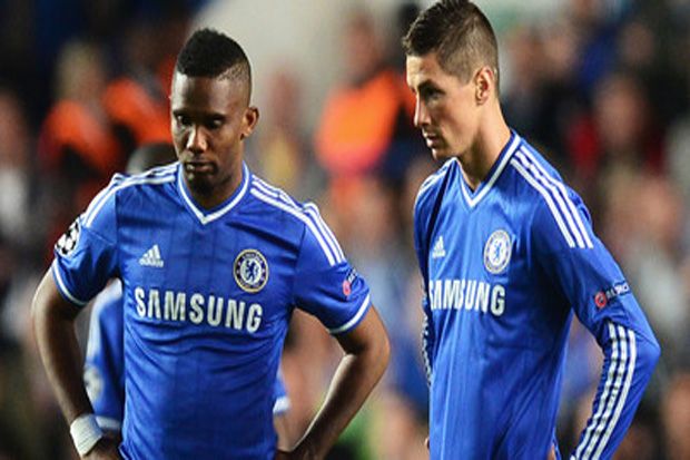 Etoo dan Torres diplot...