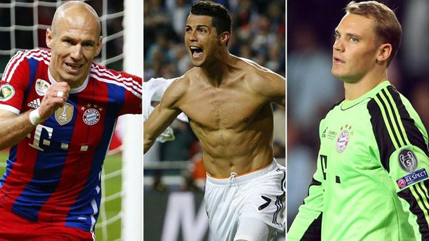 Robben, Ronaldo, Neuer...Siapa...