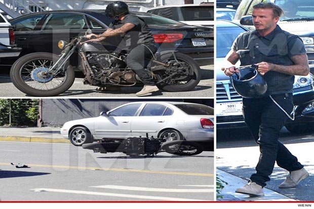 Beckham Kecelakaan Naik...