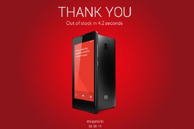 Redmi 1S Terjual 40.000...