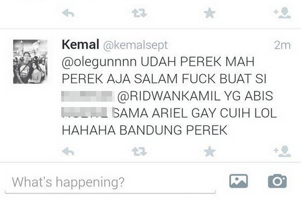 Akun @kemalsept Juga...