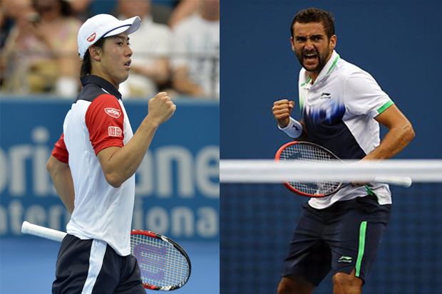 Nishikori v Cilic Rebutan...