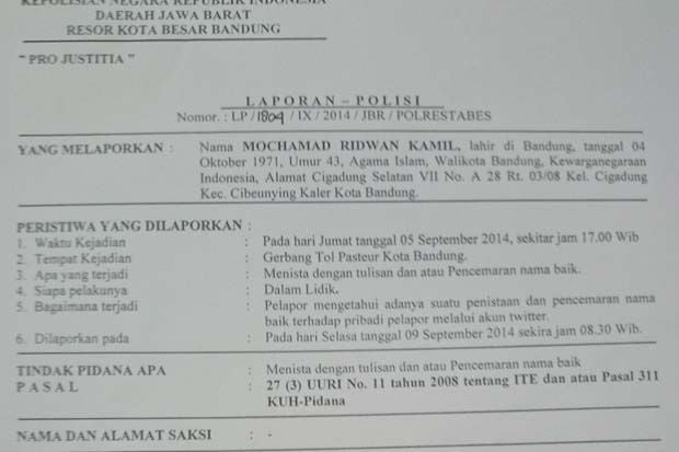 Resmi, Ridwan Kamil...