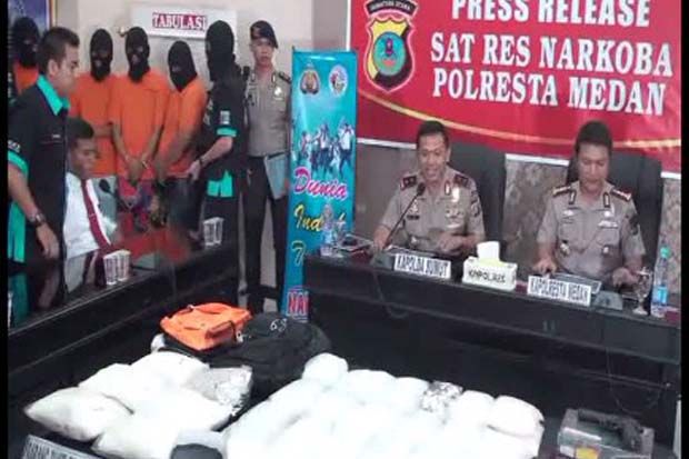 Narkoba Senilai Rp42...