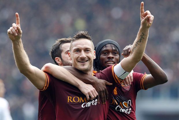 Trio Gervinho-Totti-Iturbe...