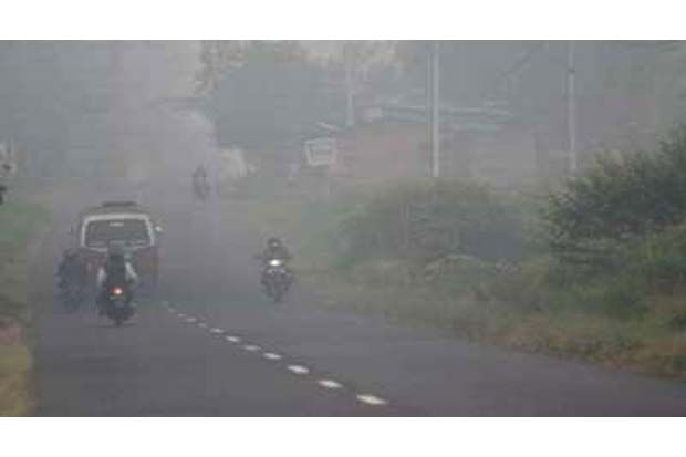 Kabut Asap di Sidimpuan...
