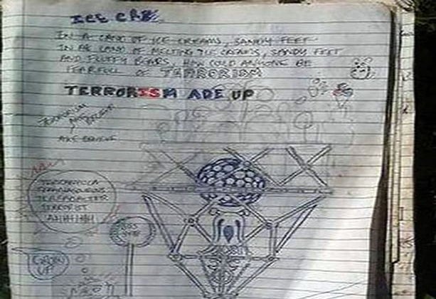 Bikin Coretan Terorisme,...