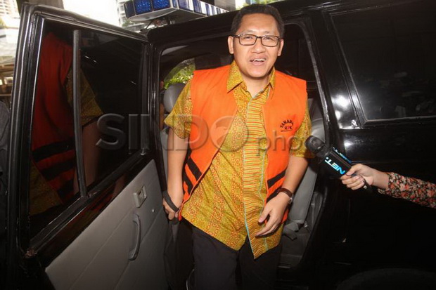 Tiba di Pengadilan Tipikor,...