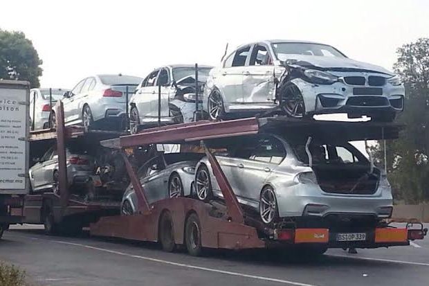 Nasib Mobil BMW Stunt...