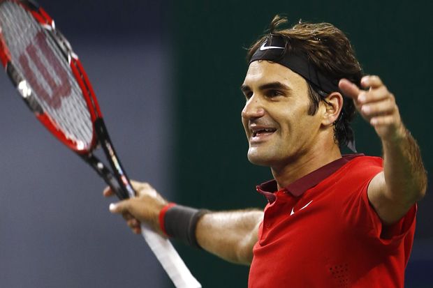 Federer Peras Keringat...
