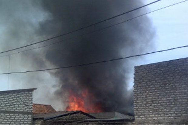 Pasar Klampis Terbakar