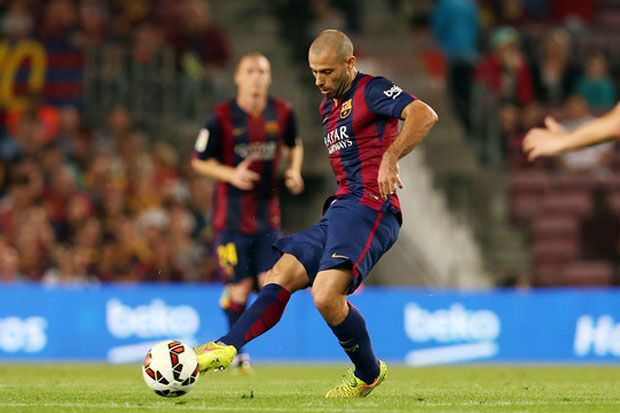 Senangnya Mascherano...