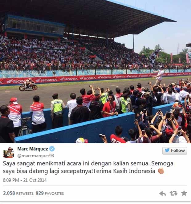 Marquez Nge-twitt Pakai...