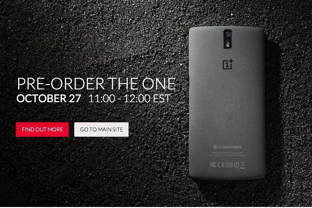 Pre-Order OnePlus One...