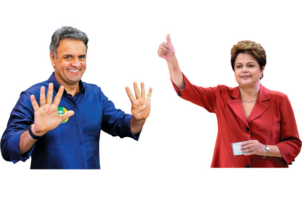 Rousseff-Neves Bersaing...