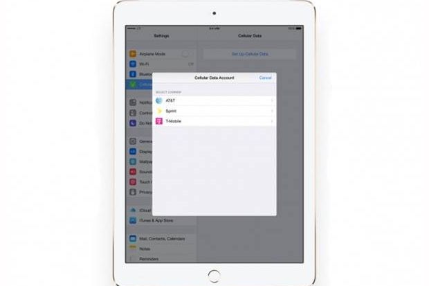 iPad Baru Tersemat SIM...