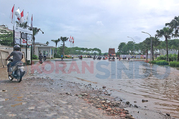 Banjir di Dekat Citraland...
