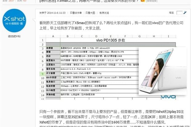 Vivo X5 Max Akan Segera...