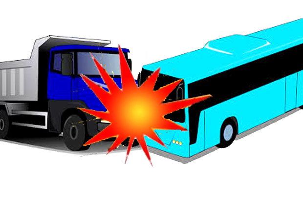 Bus Tabrak Truk, 56...