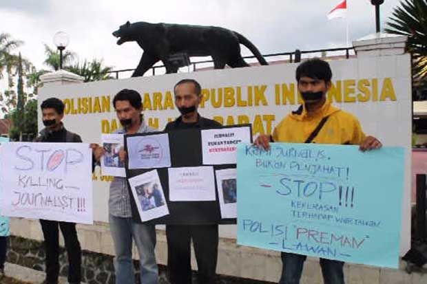 Tolak Kekerasan, Wartawan...