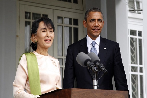 Temui Aung San Suu Kyi,...