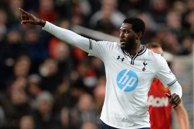 Spurs Depak Adebayor...