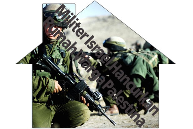 Militer Israel Hancurkan...