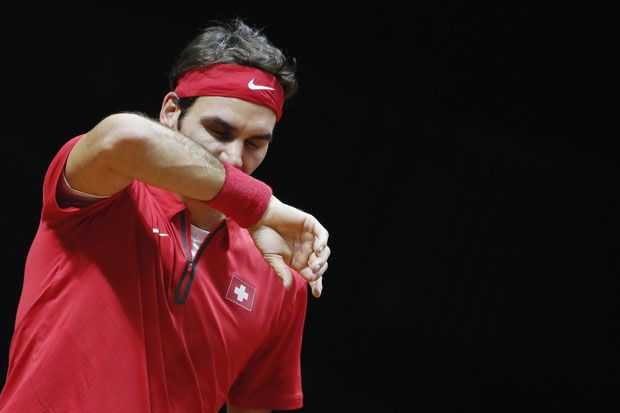 Dikalahkan Monfils,...