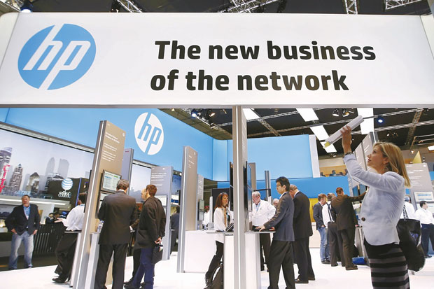 Pendapatan Hewlett-Packard...