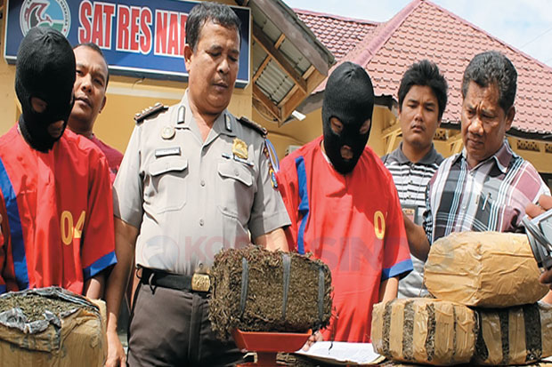 Kurir dan Pemilik Ganja...