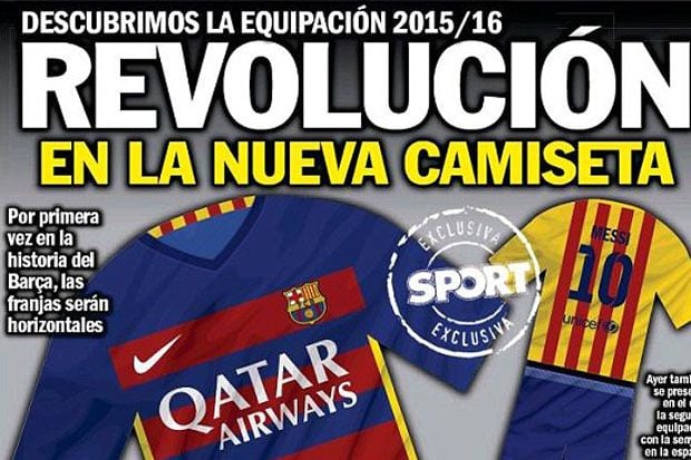 Jersey Barca Pertama...