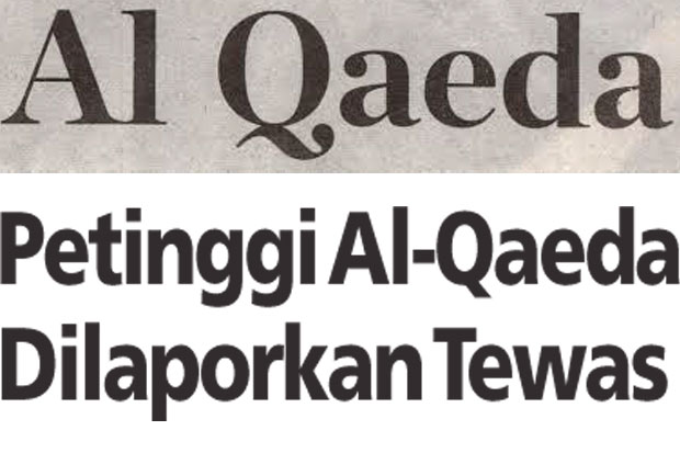 Petinggi Al-Qaeda Dilaporkan...