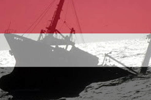 Kapal Tenggelam di Yaman,...