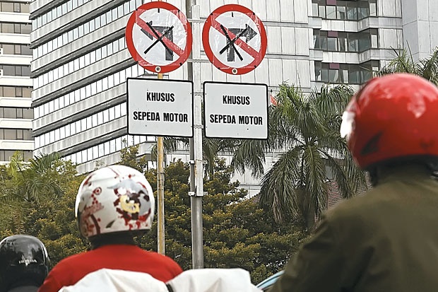 Persiapan Larangan Motor...