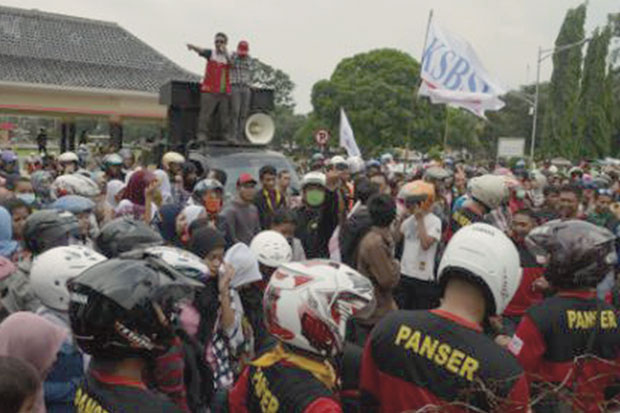 Buruh Desak UMK Majalengka...