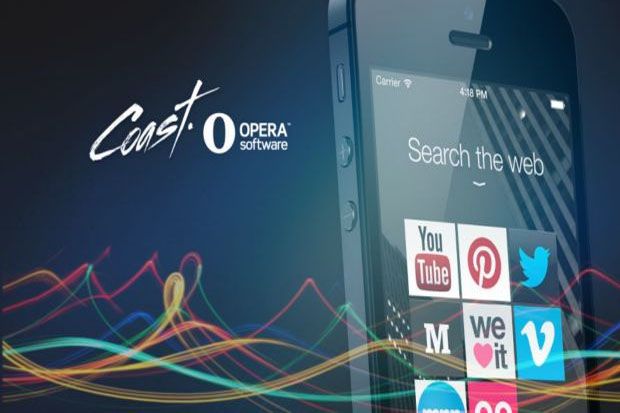 Browser Opera Coast...
