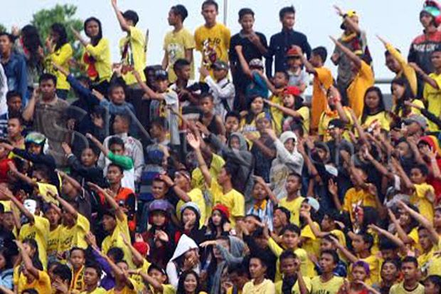 Suporter Sriwijaya FC,...