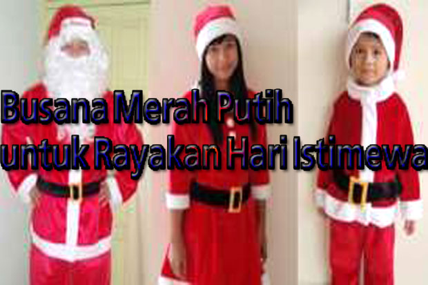 Busana Merah Putih untuk...