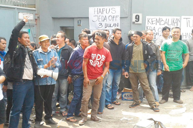 Pekerja PT Sanbe Tuntut...