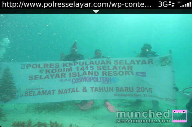 Natal Bawah Laut di...