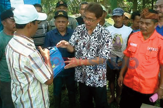 Korban Banjir di Padaherang...