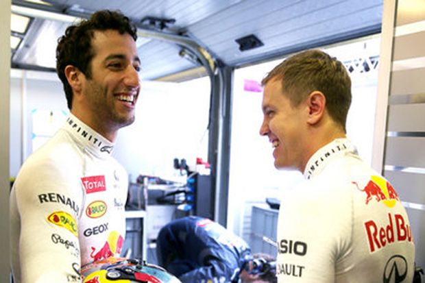 Ricciardo Percaya Vettel...