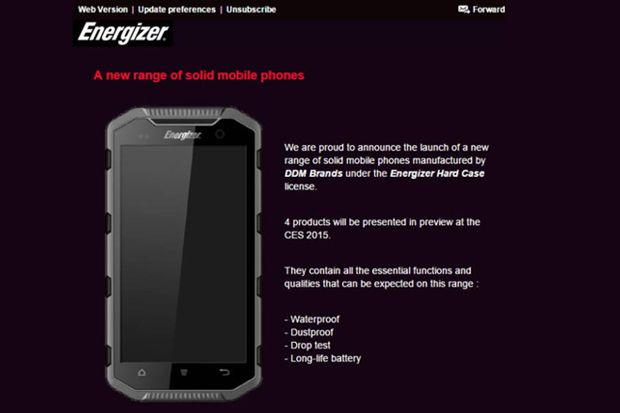 Energizer Akan Rilis...