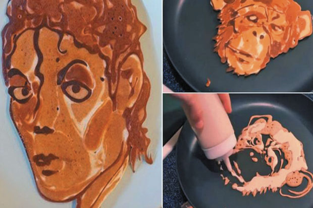 Pancake Wajah Michael...