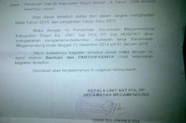 Kasatpol PP Bogor Akui...